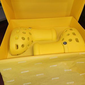 MSCHF X CROCS BIG RED BOOT (YELLOW) SIZE 9